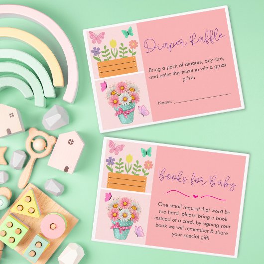 リトルバタフライは彼女の方法かわいいピンクお洒落色 エンクロージャーカード