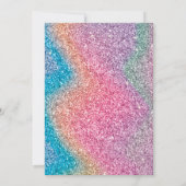 リトルバタフライは彼女の方法でフローラ赤ちゃんシャワー 招待状 (裏面)