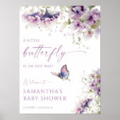 リトルバタフライは彼女の途中で赤ちゃんシャワー歓迎 ポスター (正面)