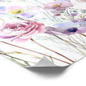 リトルバタフライガーデンガールベビーシャワーへようこそ ポスター (角)