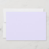 リトルバタフライガールの誕生日の写真 招待状 (裏面)