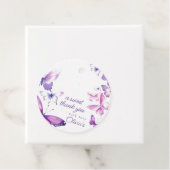 リトルバタフライガール1st誕生日パーティー フェイバータグ (インサイチュ)