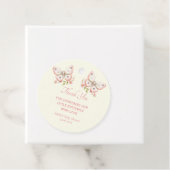 リトルバタフライサンキューベビーシャワーメッセージカード フェイバータグ (インサイチュ)