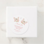 リトルバタフライサンキューベビーシャワーメッセージカード フェイバータグ (インサイチュ)