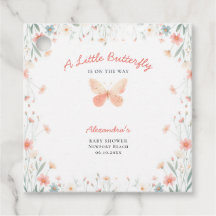 リトルバタフライサンゴティール（緑がかった色）かわいい女の子ベビーシャワー