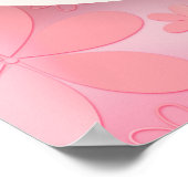 リトルバタフライベビーシャワーウェルカムサイン ポスター (角)