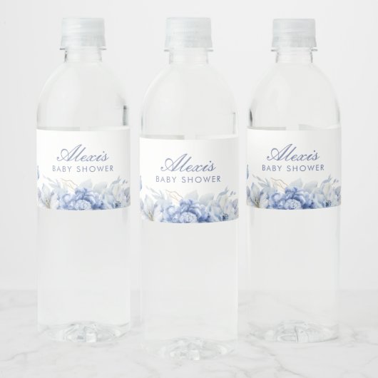 リトルバタフライボーイ赤ちゃんシャワー ペットボトルラベル (ボトル)