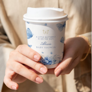 リトルバタフライボーイ赤ちゃんシャワー 紙コップ