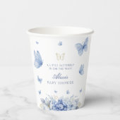 リトルバタフライボーイ赤ちゃんシャワー 紙コップ (裏面)