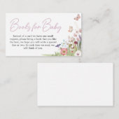 リトルバタフライワイルドフラワーブックベビー エンクロージャーカード (正面/裏面)
