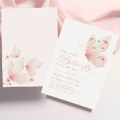 リトルバタフライ ベビーシャワー招待状 招待状