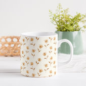 リトルバディングクイーンアンズ – コテージのコアパターン。 コーヒーマグカップ