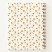 リトルバディングクイーンアンズ – コテージのコアパターン。 ノートブック (裏面)