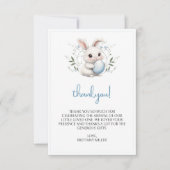 リトルバニーイースターベイビーシャワー サンキューカード (正面)