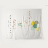 リトルバニーウェルカムベビーシャワー タペストリー (正面(横))