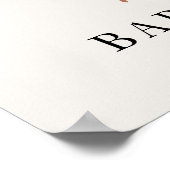 リトルバニーウェルカムベビーシャワー ポスター (角)