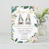 リトルバニージェンダーリビールパーティの招待状 招待状 (スタンド正面)