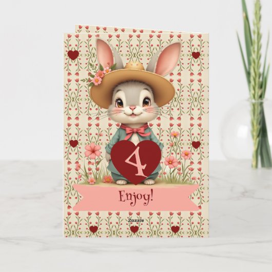 リトルバニースペシャル誕生日 カード (裏面)