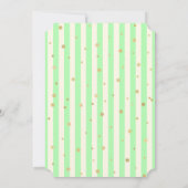 リトルバニーニュートラルイースターベイビーシャワー招待状 招待状 (裏面)