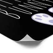 リトルバニーハッピーイースター卵狩りおもしろい復活祭 ポスター (角)