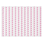 リトルバニーピンクのウサギ耳ベビーシャワーイースター テーブルクロス (正面(横))