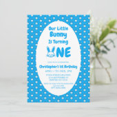 リトルバニーファースト誕生日 招待状 (スタンド正面)