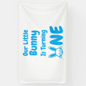 リトルバニーファースト誕生日 横断幕 (縦)