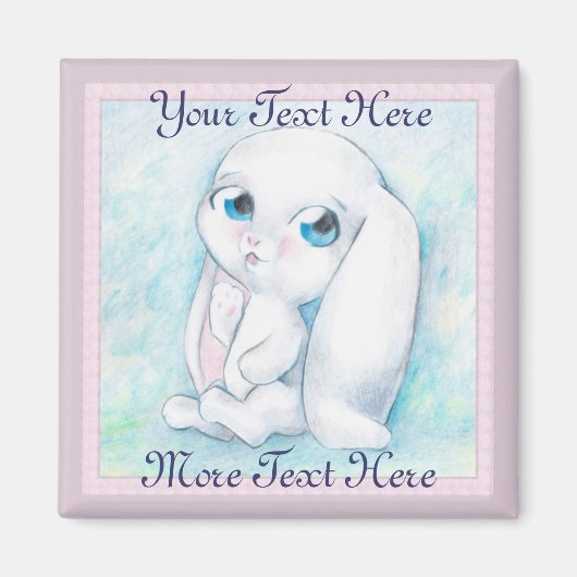 リトルバニー磁石 マグネット (正面)