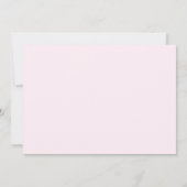 リトルバニー1歳の誕生日 招待状 (裏面)