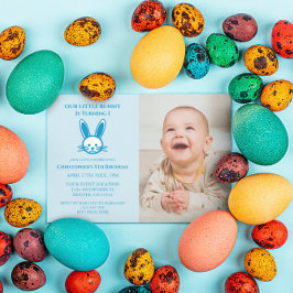 リトルバニー1歳の誕生日 招待状