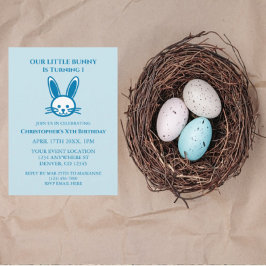 リトルバニー1歳の誕生日 招待状