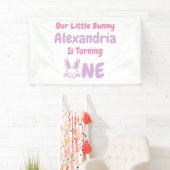 リトルバニー1歳の誕生日 横断幕 (インサイチュ)