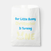 リトルバニー・ボーイ1歳の誕生日 フェイバーバッグ (正面)