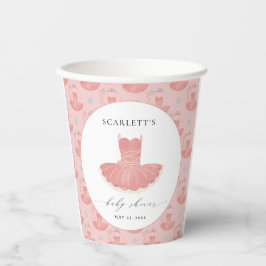 リトルバレリナピンクツチュベビシャワー 紙コップ