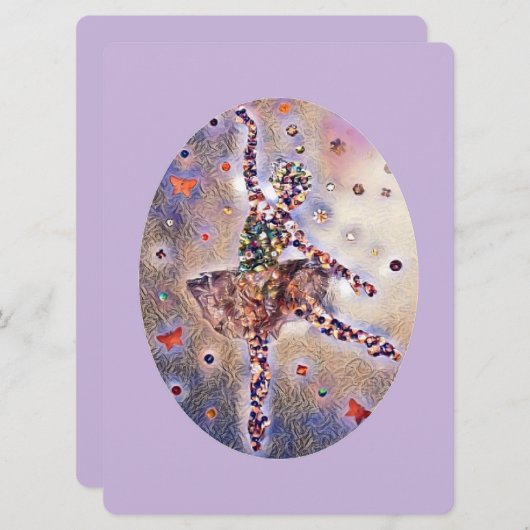 リトルバレリーナかわいいダンスショーリサイタル プログラム (正面/裏面)