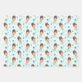 リトルバレリーナスラッピング紙セット3 ラッピングペーパーシート (正面3)