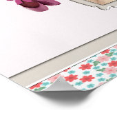 リトルバレリーナ写真フレームピンクパーティーバナー ポスター (角)