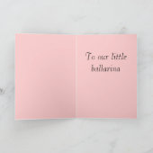 リトルバレリーナ カード (内部)