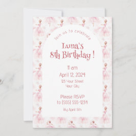 リトルバレリーナ#1 - Black Girl 招待状