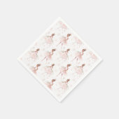 リトルバレリーナ#2 - Black Girl スタンダードカクテルナプキン (角)