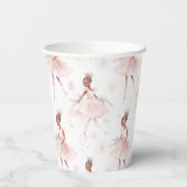 リトルバレリーナ#2 - Black Girl 紙コップ (裏面)