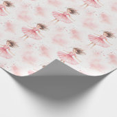 リトルバレリーナ#3 - Brunette ラッピングペーパー (角)