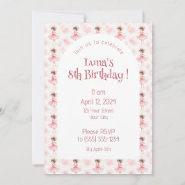 リトルバレリーナ#3 - Brunette Girl 招待状