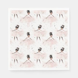 リトルバレリーナ#6 - Black Girl スタンダードランチョンナプキン