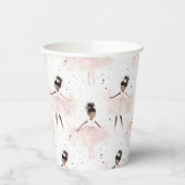 リトルバレリーナ#6 - Black Girl 紙コップ (左)