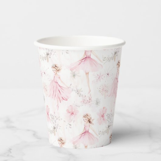 リトルバレリーナ#7 - Blonde Girl 紙コップ (正面)