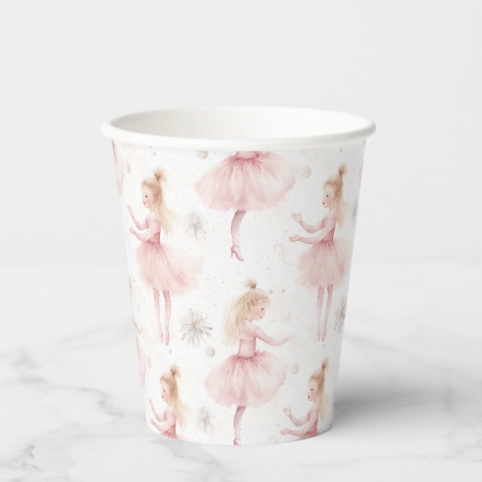 リトルバレリーナ#9 - Blonde Girl 紙コップ (正面)