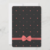 リトルバレンタインフォト招待状 招待状 (裏面)