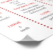 リトルバレンタイン誕生日マイルストーンポスター ポスター (角)