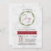 リトルバンドルオブジョイ クリスマスベイビーシャワー 招待状 (正面)